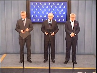 Jerzy Szmit, Krzysztof Tchórzewski - konferencja z 17 kwietnia 2015 r.