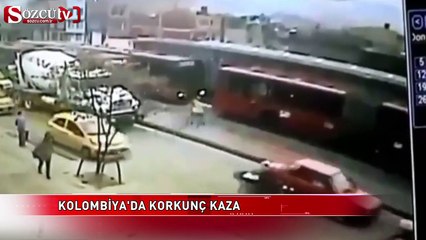 Karısını son anda itti ve...