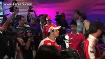 Felipe and Fernando visit Ferrari World in Abu Dhabi
