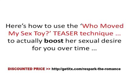 [DISCOUNTED PRICE] How To Respark The Romance Review (For Men) - How To Respark The Romance Download