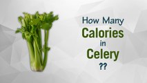 Healthwise: How Many Calories in Celery? Diet Calories, Calories Intake and Healthy Weight Loss