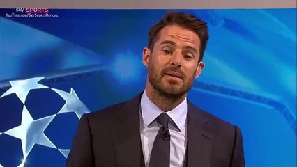 Thierry Henry and Jamie Redknapp face off in the Champions League Studio