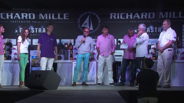 Les Voiles de Saint-Barth 2015 - Remise des prix