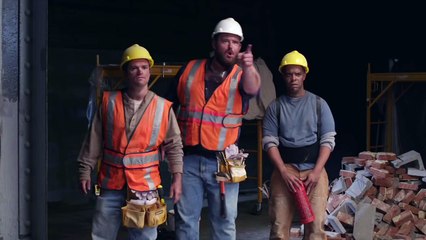 Construction Workers React to "Wrecking Ball"