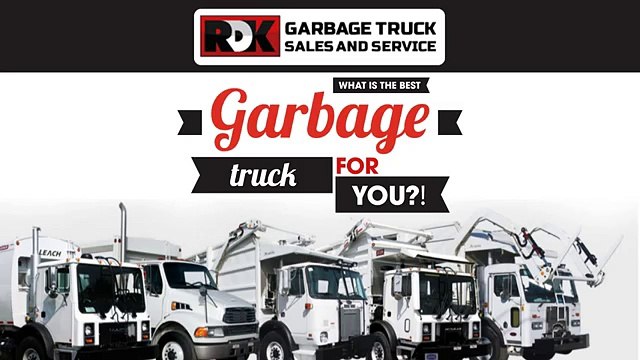 Garbage Trucks for Sale : An Infographic