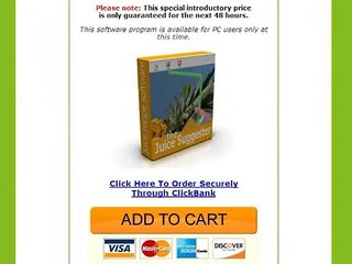 Ezjuice Juicing Software Recipes