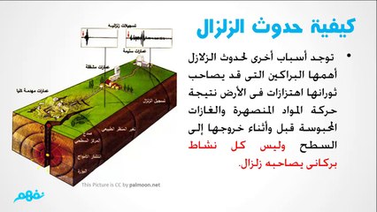الزلازل والبراكين - علوم - للصف الأول الأإعدادي - الترم الثاني