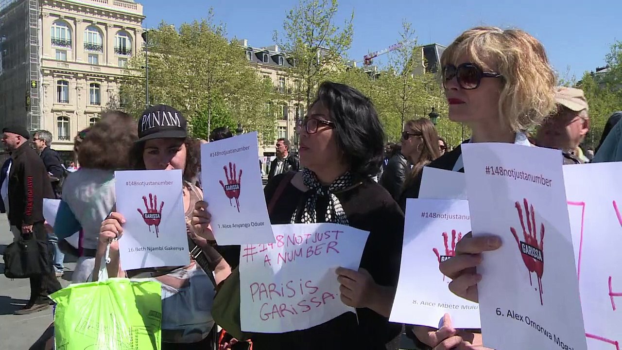 Kenya massacre victims remembered in Paris