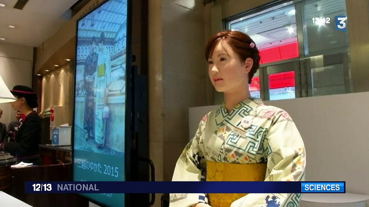 Tokyo : un androïde comme hôtesse d'accueil d'un grand magasin