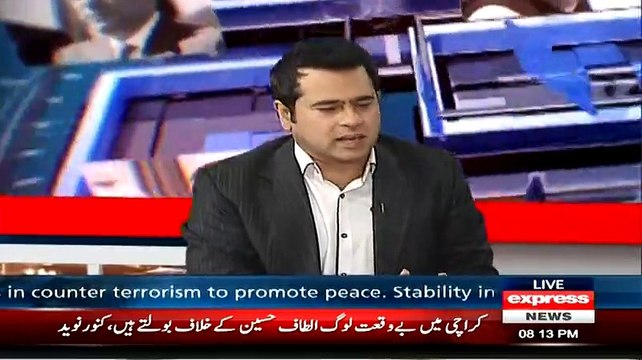 Waseem Akhtar(MQM) Enjoying The Moment Of When Anchor Taking Class Of Ali Zaidi(PTI)