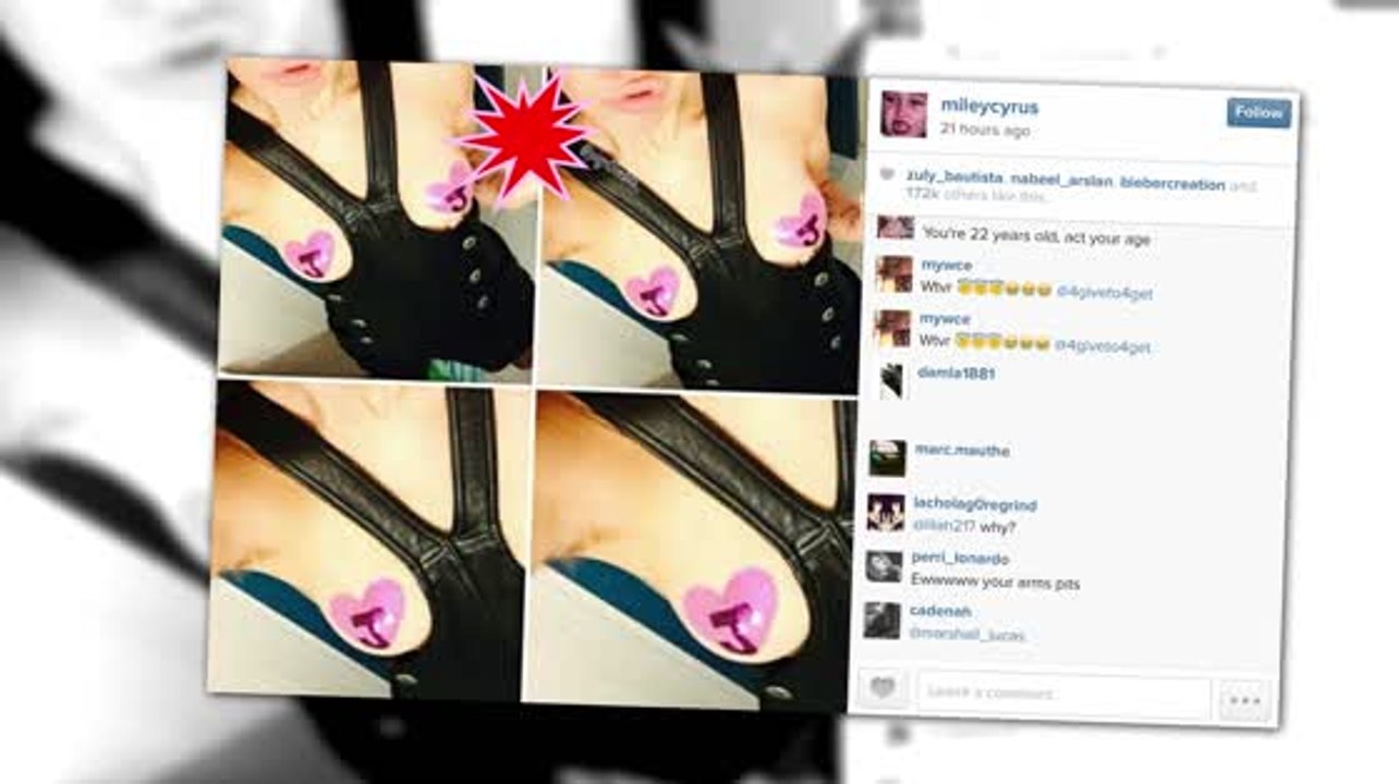 Miley Cyrus Displays Her Hairy Armpits