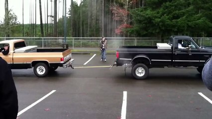 Ford vs. Chevy Truck Pull