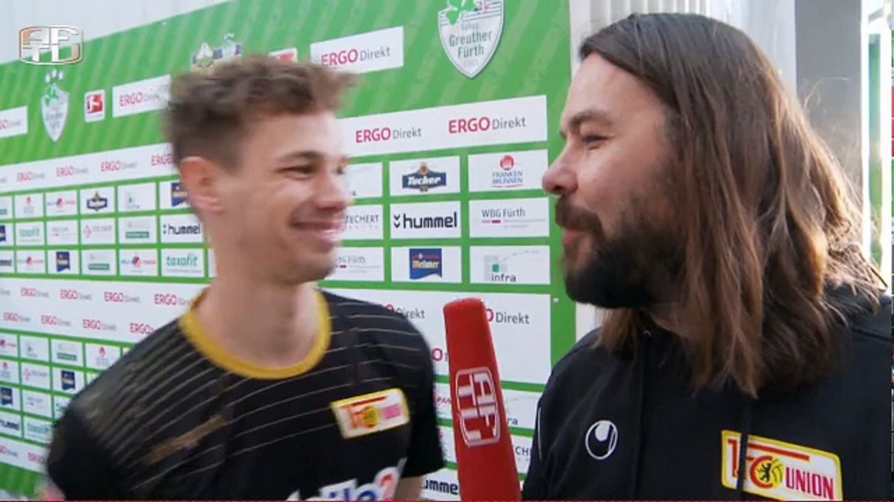 Maxi Thiel nach dem Spiel gg. Fürth