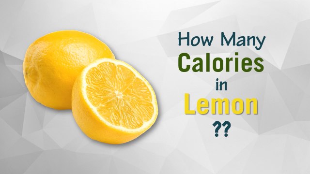 Healthwise: How Many Calories in Lemon? Diet Calories, Calories Intake and Healthy Weight Loss