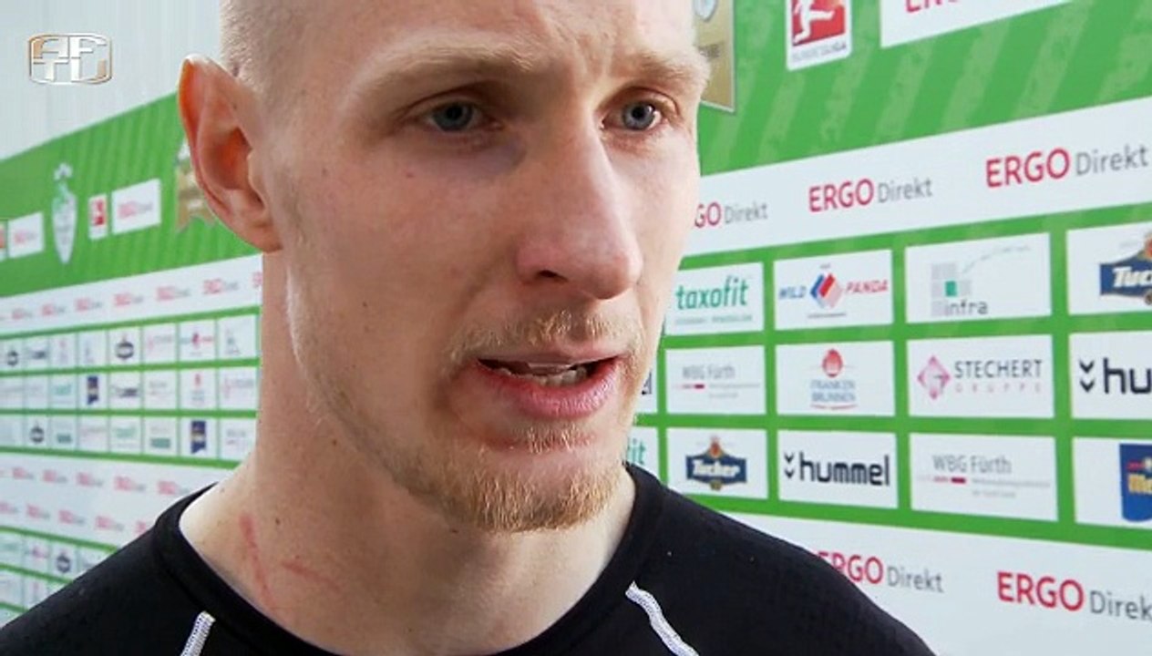 Sebastian Polter nach dem Spiel gg. Fürth