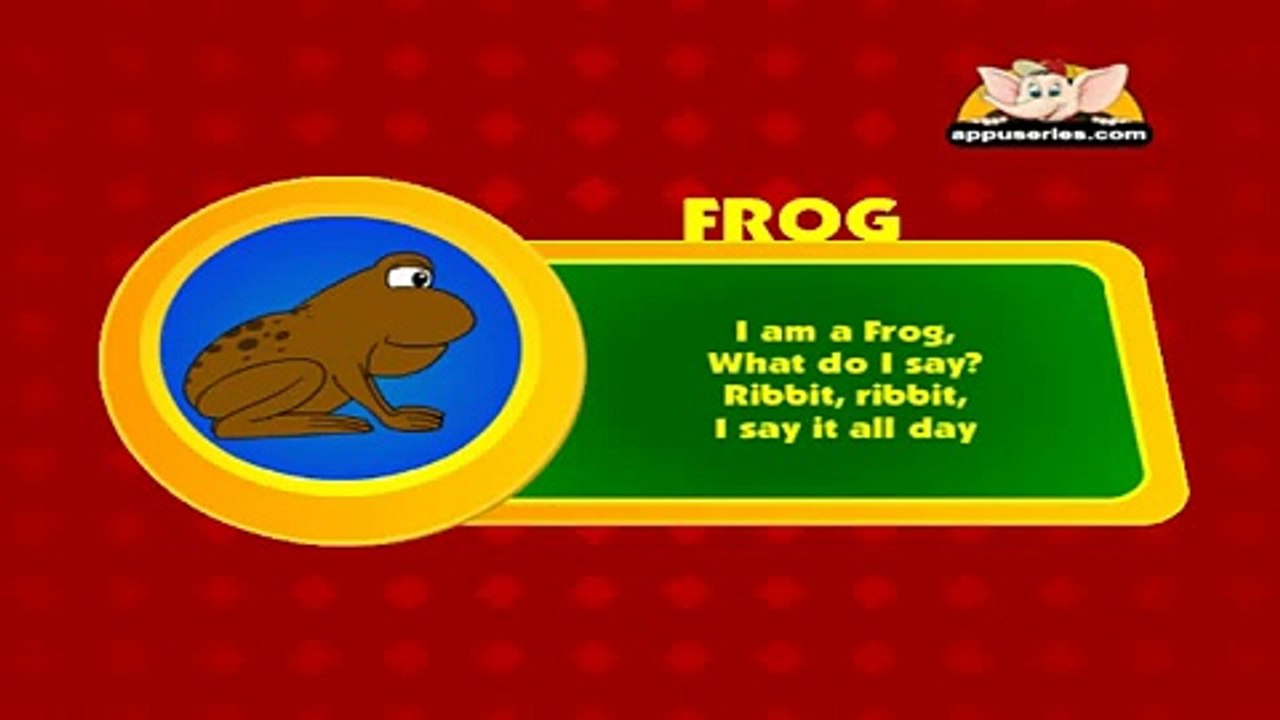 Animal Sounds in Hindi - Frog