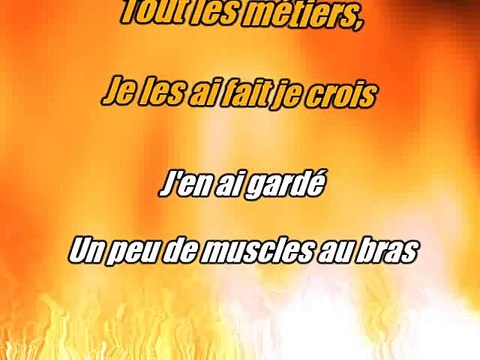 KARAOKE CLAUDE FRANCOIS - Un vagabond