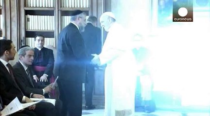Papa Francis, Avrupa Hahamlar Konferansı vekilleri ile buluştu
