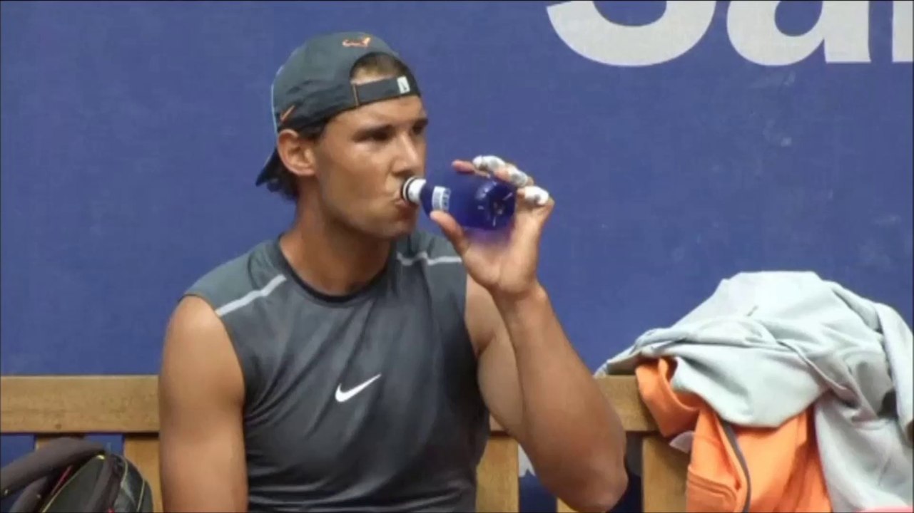 Rafael Nadal's practice at Barcelona Open. 20 April 2015.