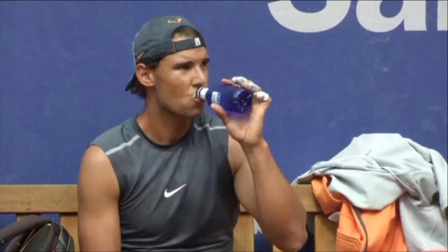 Rafael Nadal's practice at Barcelona Open. 20 April 2015.