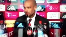 Guardiola, Rueda de prensa en 5 idiomas, en la presentación nuevo entrenador Bayern Múnich.