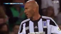 Charity match - Zidane, Ronaldo and Friends v. ASSE All Stars Zidane great shot