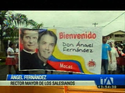 Rector de misioneros salesianos llegó a Macas