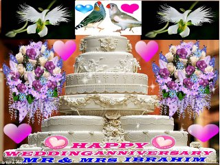 A VERY HAPPY 19th WEDDING ANNIVERSARY IBRAHIM BHAI ....