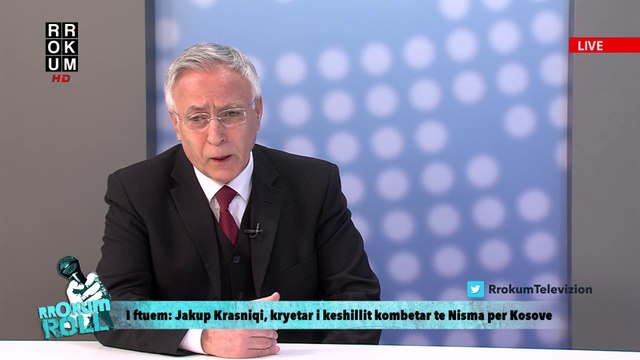 RROKUM ROLL - Jakup Krasniqi, kryetar i Keshillit Kombetar te Nisma per Kosoven