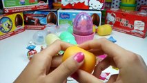 25 Huevos kinder sorpresa peppa pig en español frozen barbie tom y jerry juguetes de frozen