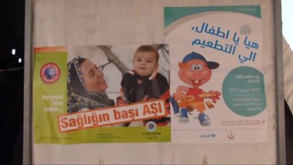 Suriyeli Çocuklara "Çocuk Felci" Aşısı