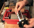 Sharpening a bench plane iron with waterstones