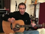 Easy Acoustic Solo Blues Lesson: Slow Playalong #3of3 (Guitar Lesson PR-001) How to play
