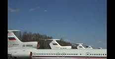 Beinahe Flugzeug Absturz russische Tupolev