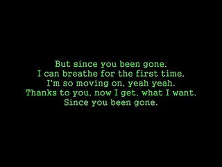 A Day To Remember - Since U Been Gone (Lyrics)