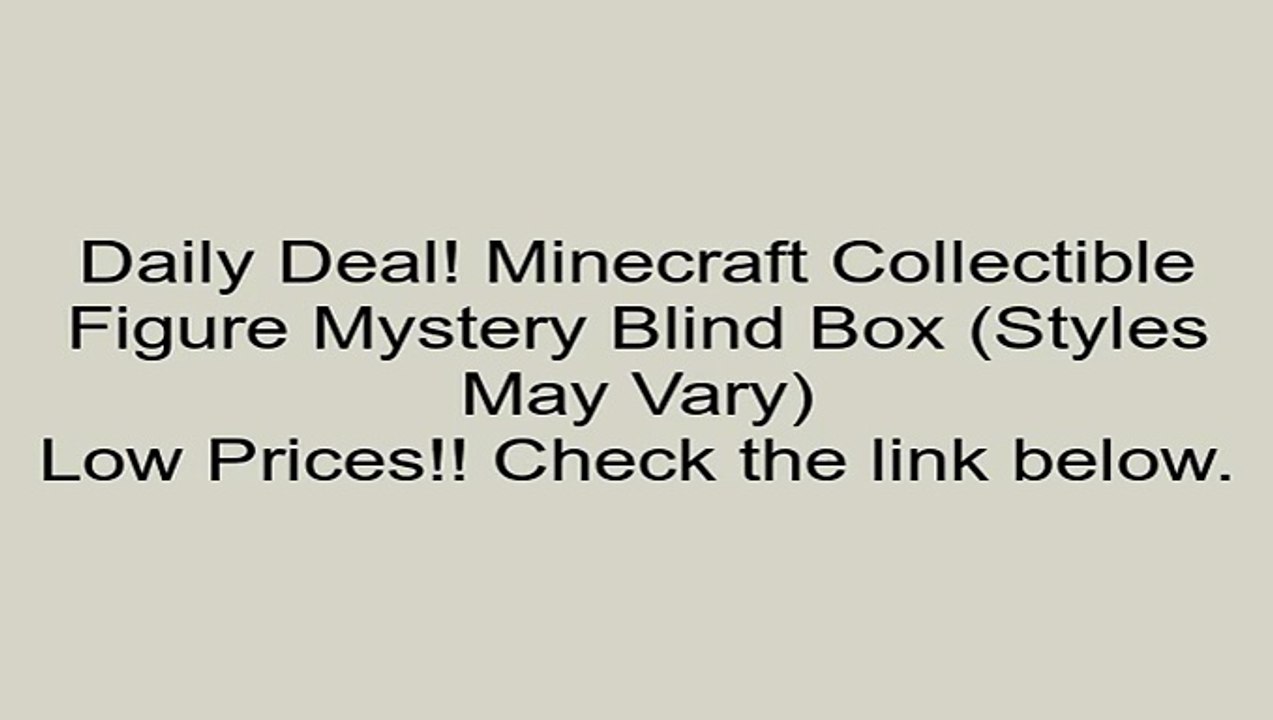 Discount on Minecraft Collectible Figure Mystery Blind Box (Styles May Vary) Review Science Games For Kids