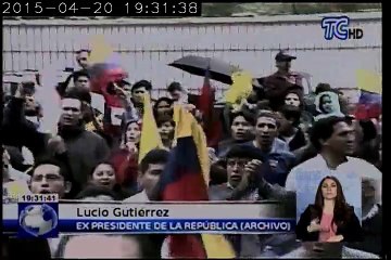 Se cumplen 10 años del derrocamiento del ex presidente Lucio Gutierrez