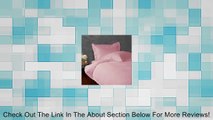 #1 Best Selling on Amazon 3 Piece Duvet Set 1800 Thread Count Twin 100% Egyptian Quality Pink Solid by Anky Bedding Review