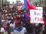 25 years Ago Tens of thousands of haitian demonstrators swarmed across the Brooklyn Bridge.