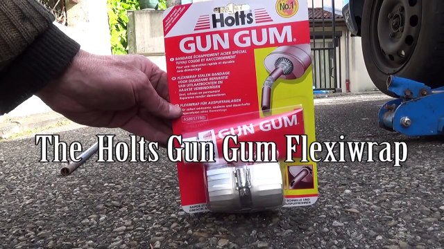 How to repair a hole / leak in exhaust pipe without dismantling