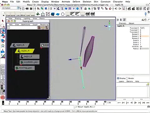 Maya Tutorial Muscle Rigging - Fahrenheit Digital