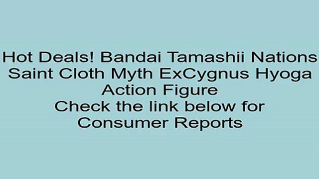 Discount on Bandai Tamashii Nations Saint Cloth Myth ExCygnus Hyoga Action Figure Review Fun Games For Kids Online