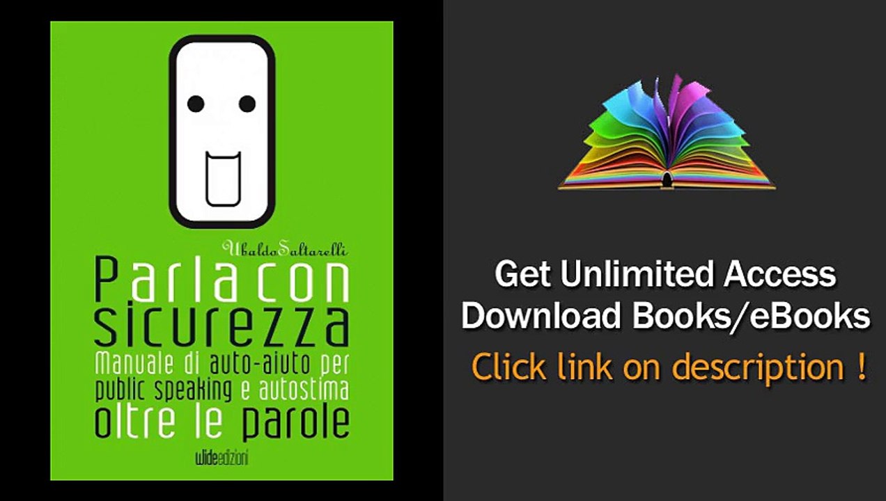 Download Parla con sicurezza Manuale di auto-aiuto per public speaking e autostima,