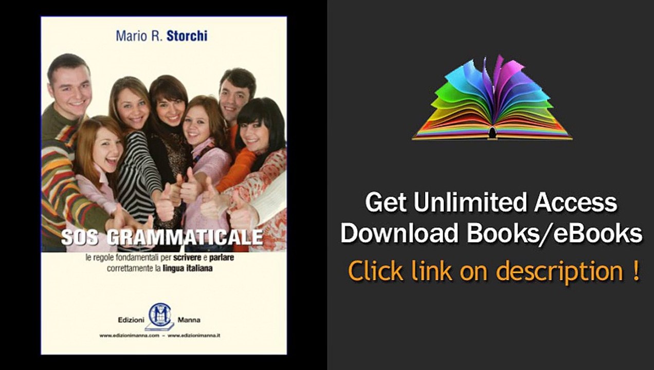 Download SOS GRAMMATICALE Le regole fondamentali per scrivere e parlare correttament