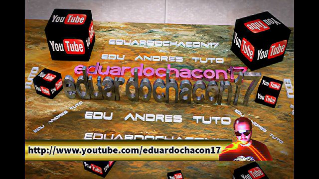 [HD] INTRO 3D PARA CANAL DE YOUTUBE DE EDUARDO CHACON ELABORADO CON BLENDER CYCLES RENDER ENGINE