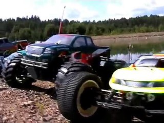 Rc car jumping video (must see)