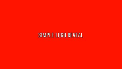 After Effects Project Files - Simple Logo Reveal - VideoHive 9136933