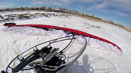GoPro_ Paramotor Over Snowy Marshes