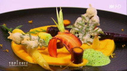 L'entrée à base de carottes de Philippe Etchebest