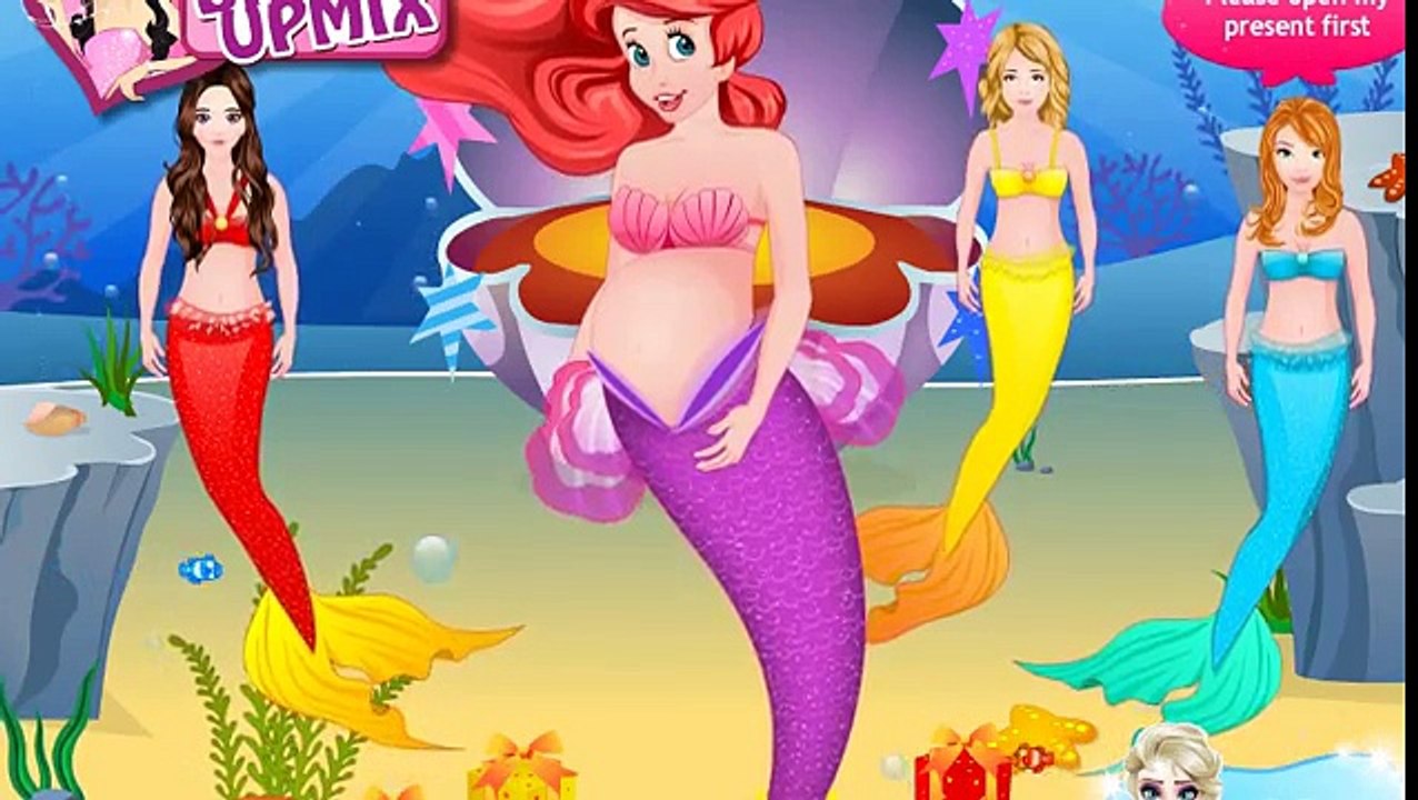 Ariel jeu de naissance de bébé - Ariel donner naissance du nouveau bébé